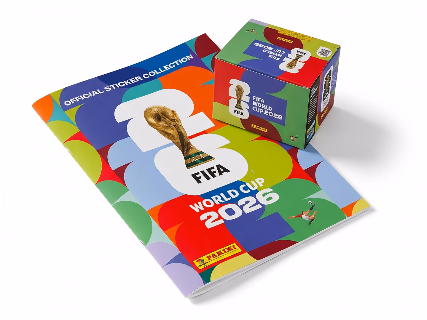 Panini WM 2026 Sticker, Heft und Box